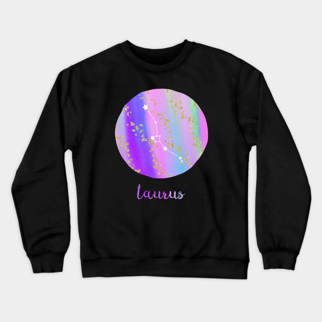 Taurus sign Crewneck Sweatshirt by tortagialla